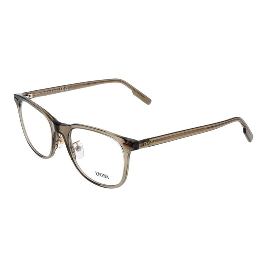 Montures de lunettes marron Ermenegildo Zegna pour homme