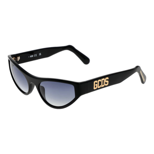 Lunettes de soleil unisexes noires GCDS