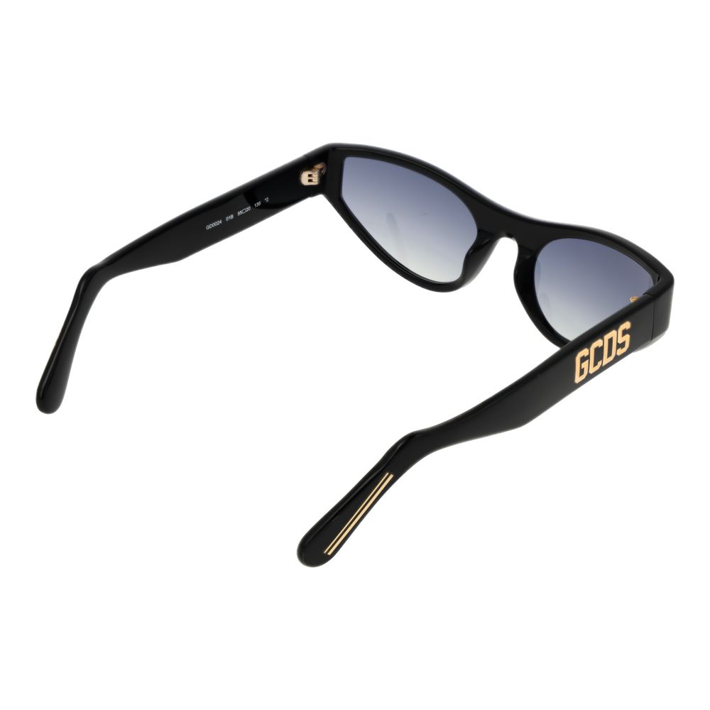 Lunettes de soleil unisexes noires GCDS