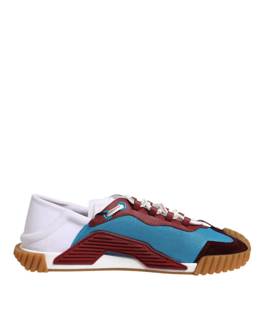 Dolce & Gabbana Multicolor Nylon NS1 Low Top Sneakers Shoes by Dolce & Gabbana