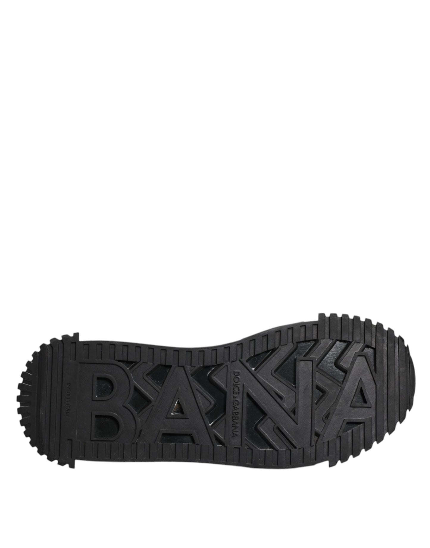 Dolce & Gabbana Black Logo Nylon Low Top NS1 Sneakers Shoes by Dolce & Gabbana