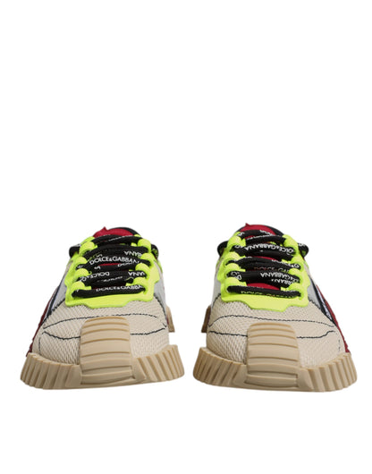 Dolce & Gabbana Multicolor Low Top NS1 Sneakers Shoes by Dolce & Gabbana