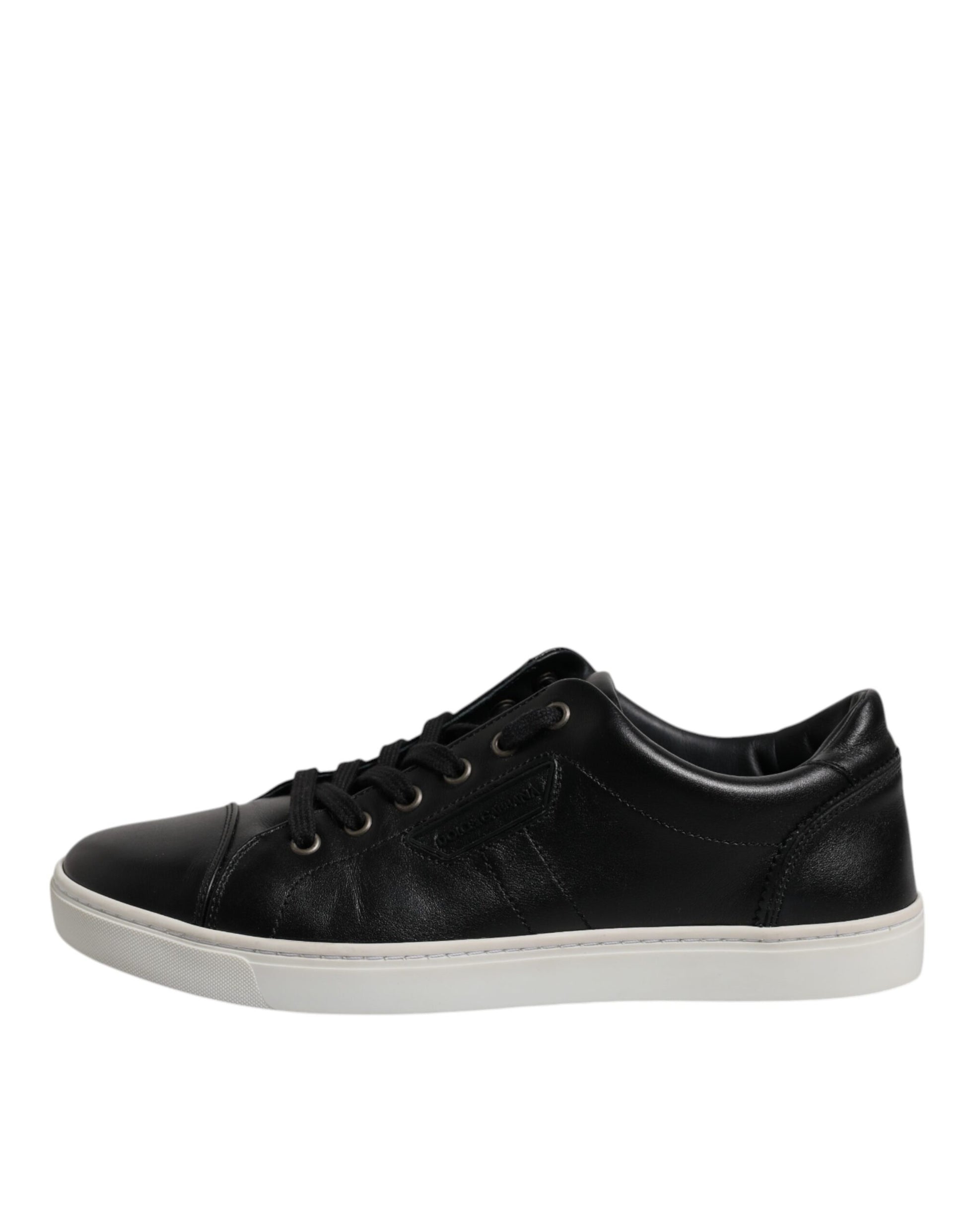 Dolce & Gabbana Black London Nappa Leather Men Sneakers Shoes by Dolce & Gabbana