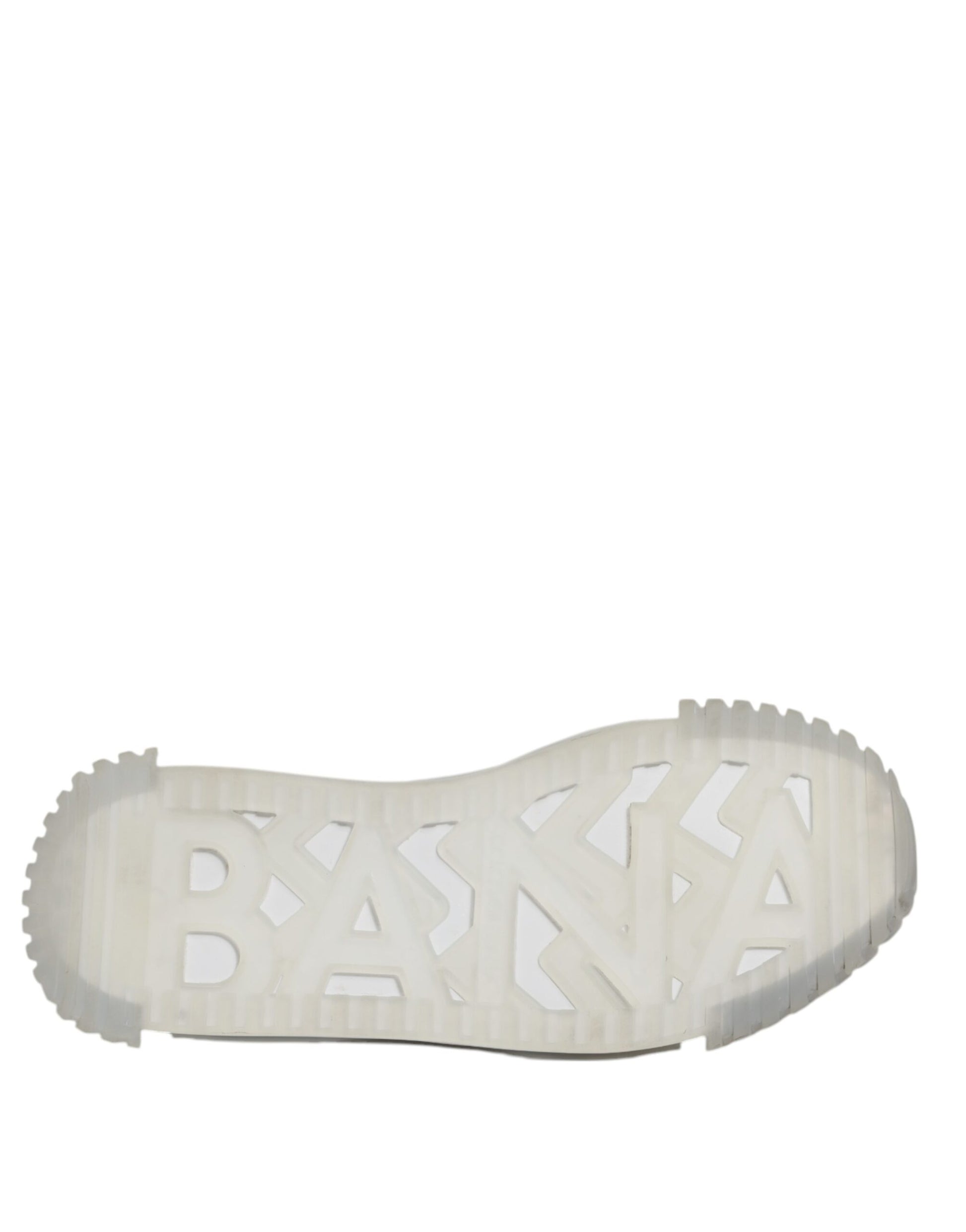 Dolce & Gabbana Silver Black Nylon NS1 Low Top Sneakers Shoes by Dolce & Gabbana