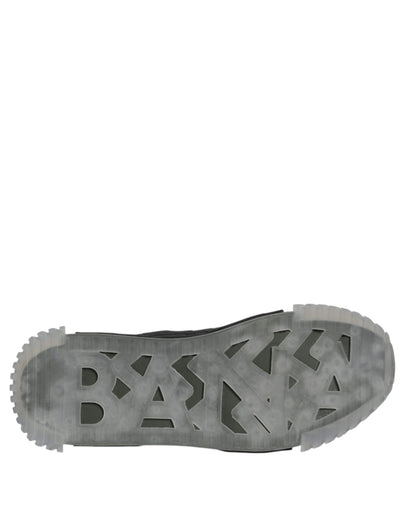 Dolce & Gabbana Black Green Camo NS1 Low Top Sneakers Shoes by Dolce & Gabbana