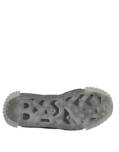 Dolce & Gabbana Black Green Camo NS1 Low Top Sneakers Shoes by Dolce & Gabbana