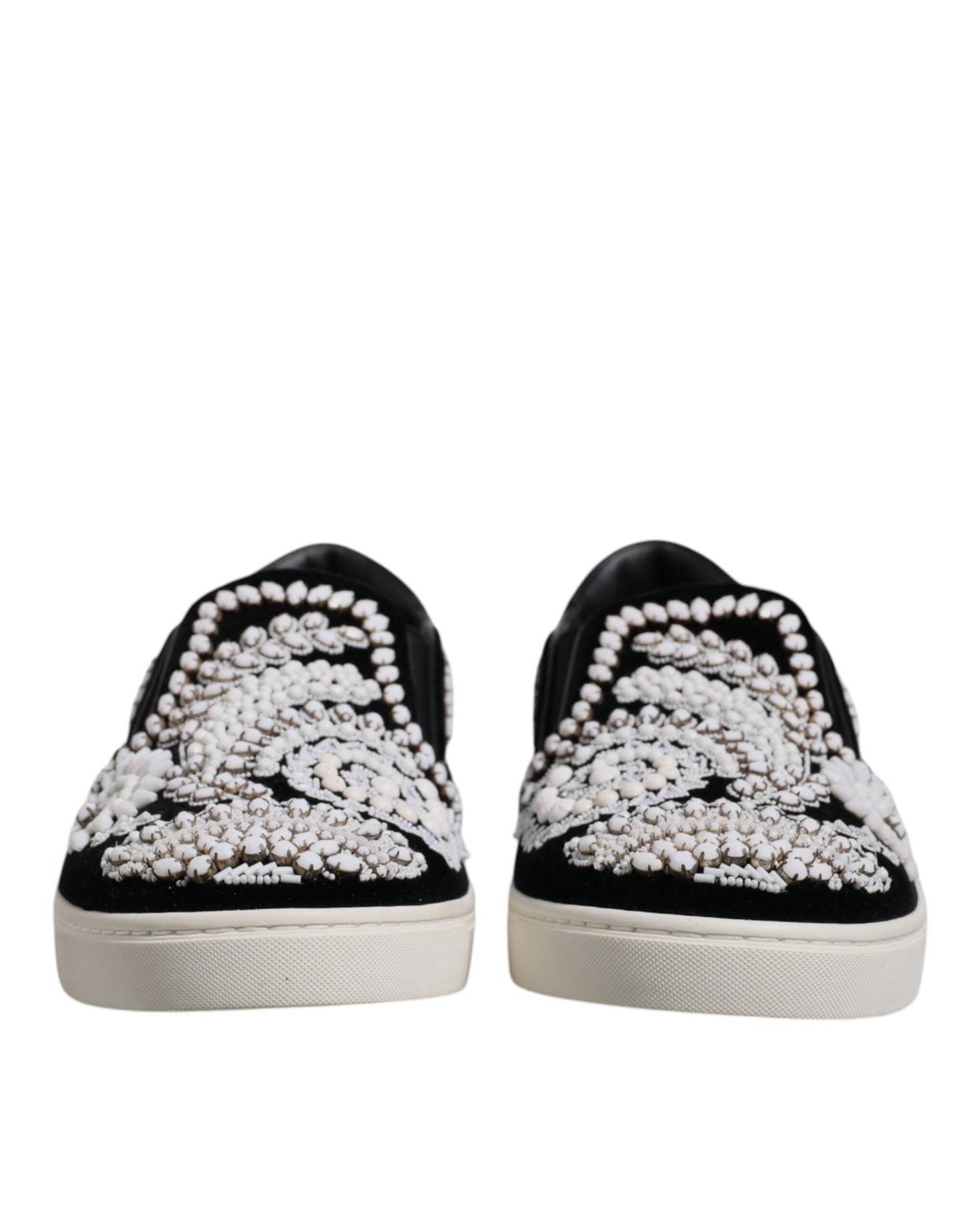 Chaussures à enfiler noires à ornements London pour homme Dolce &amp; Gabbana