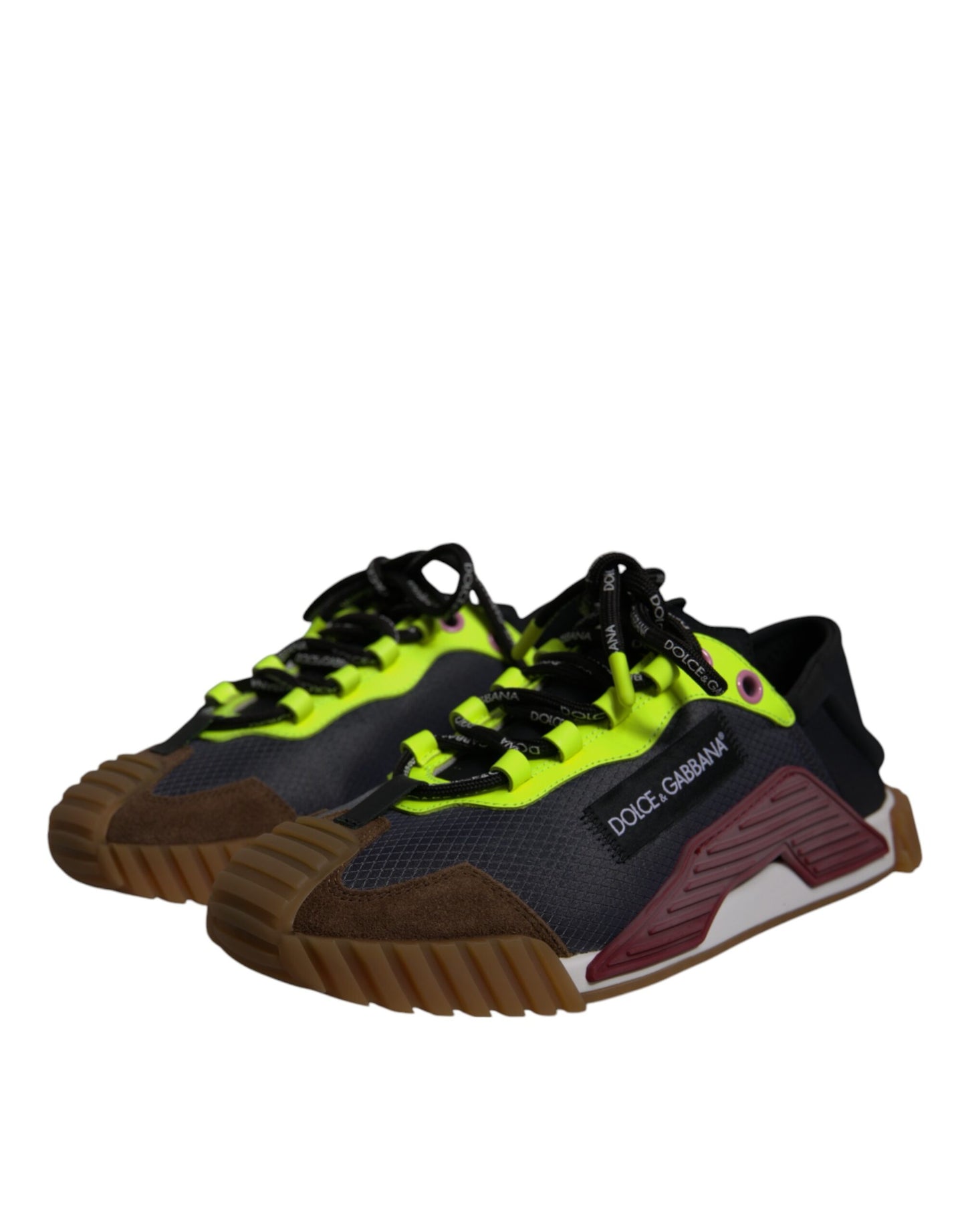 Dolce & Gabbana Multicolor Nylon Low Top NS1 Sneakers Shoes by Dolce & Gabbana