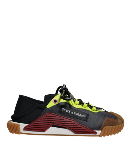 Dolce & Gabbana Multicolor Nylon Low Top NS1 Sneakers Shoes by Dolce & Gabbana