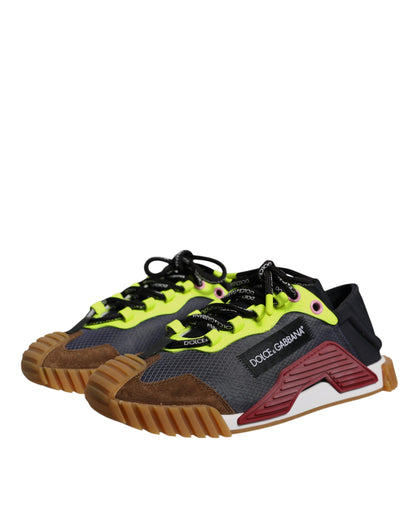 Dolce & Gabbana Multicolor Nylon Low Top NS1 Sneakers Shoes by Dolce & Gabbana