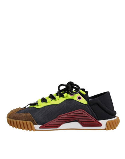 Dolce & Gabbana Multicolor Nylon Low Top NS1 Sneakers Shoes by Dolce & Gabbana