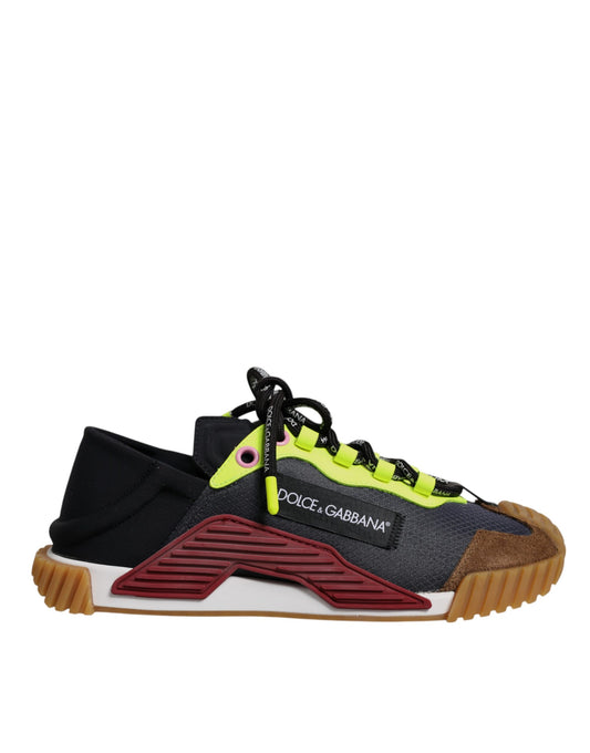 Dolce & Gabbana Multicolor Nylon Low Top NS1 Sneakers Shoes by Dolce & Gabbana