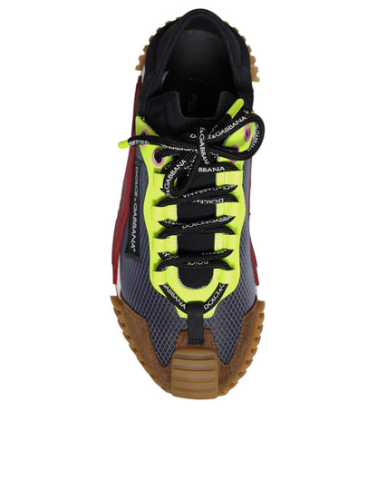 Dolce & Gabbana Multicolor Nylon Low Top NS1 Sneakers Shoes by Dolce & Gabbana