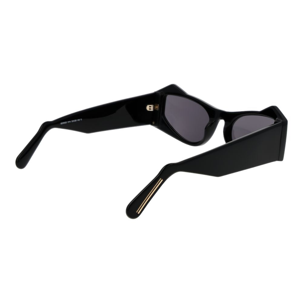 Lunettes de soleil unisexes noires GCDS