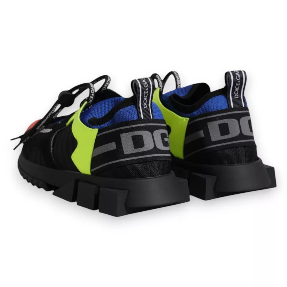 Dolce &amp; Gabbana Multicolor Mesh Sorrento Trekking Sneakers Shoes