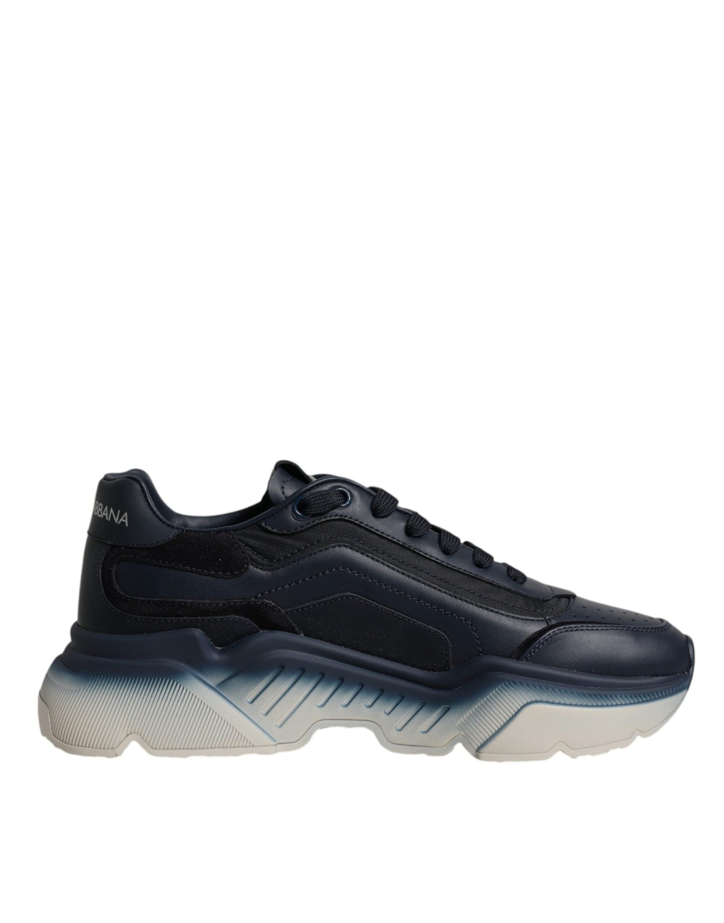 Dolce & Gabbana Navy Blue Daymaster Low Top Men Sneakers Shoes by Dolce & Gabbana