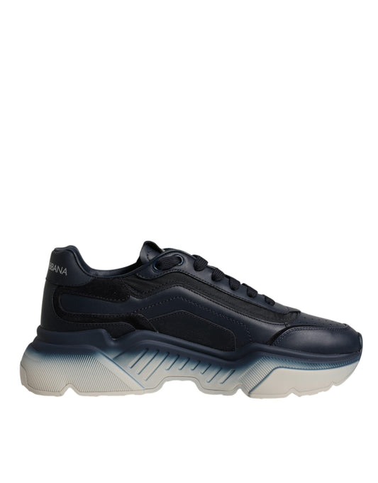 Dolce & Gabbana Navy Blue Daymaster Low Top Men Sneakers Shoes by Dolce & Gabbana
