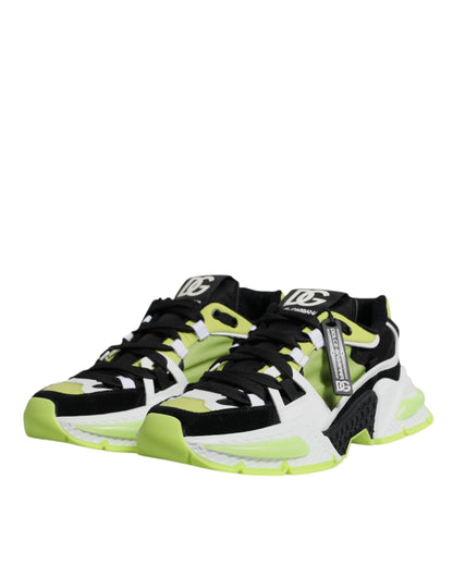 Dolce & Gabbana Multicolor Airmaster Low Top Sneakers Shoes by Dolce & Gabbana