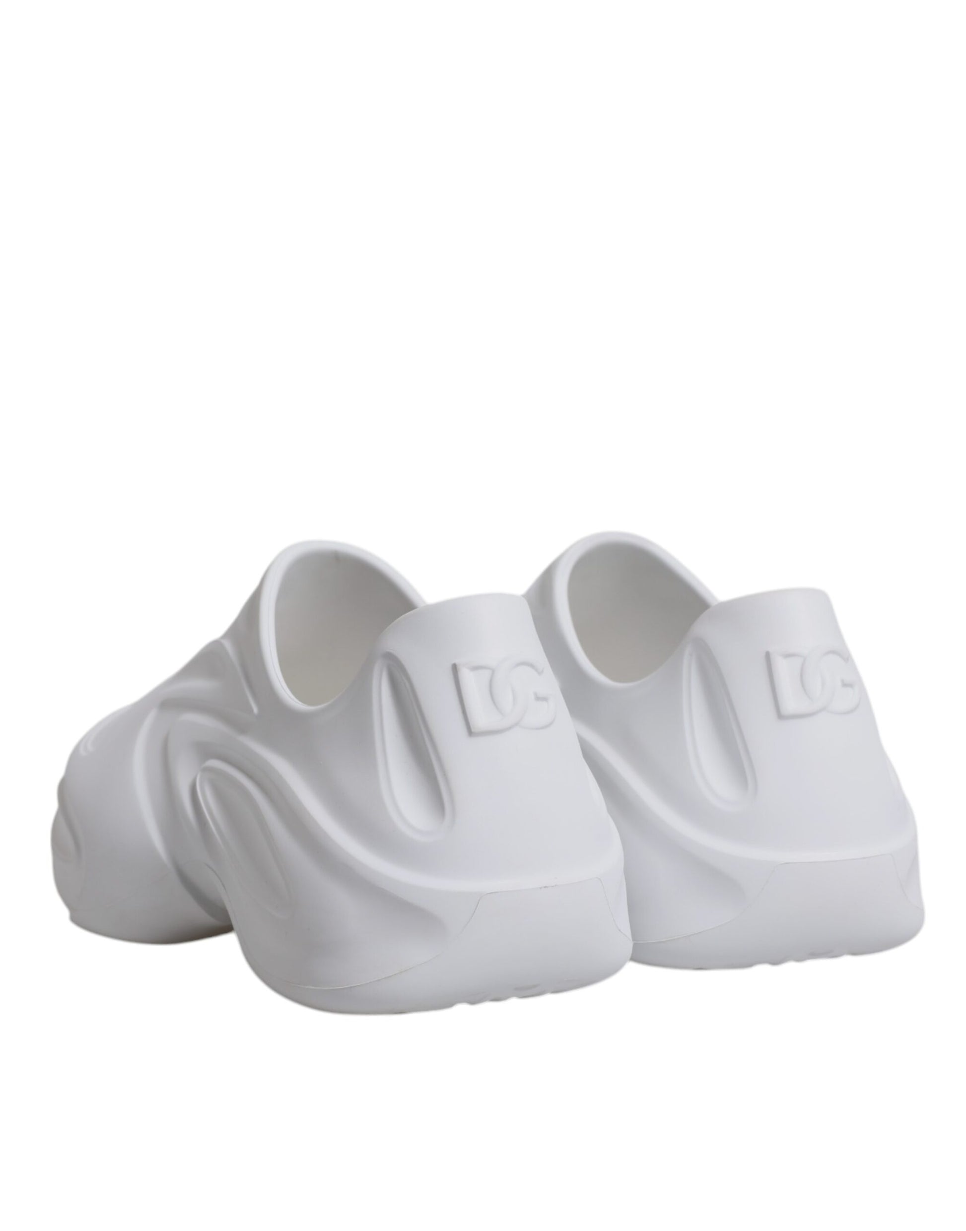 Dolce & Gabbana White Daymaster Low Top Men Sneakers Shoes by Dolce & Gabbana