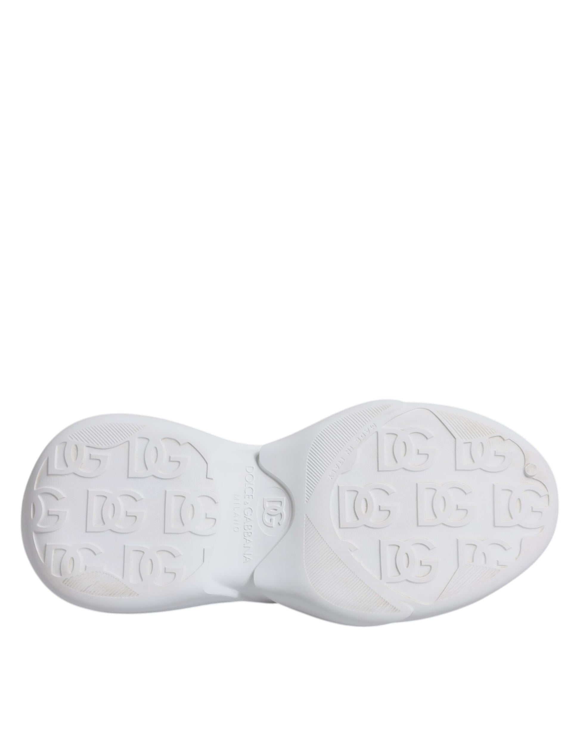 Dolce & Gabbana White Daymaster Low Top Men Sneakers Shoes by Dolce & Gabbana