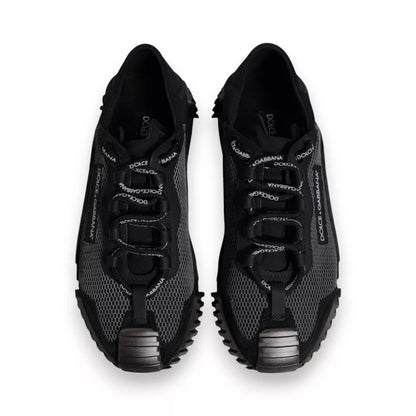 Dolce & Gabbana Black Nylon NS1 Low Top Men Sneakers Shoes by Dolce & Gabbana