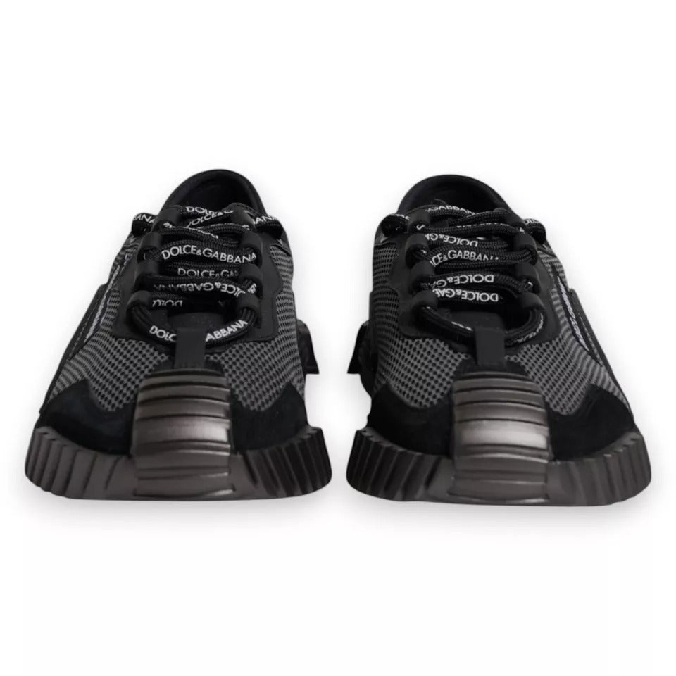 Dolce & Gabbana Black Nylon NS1 Low Top Men Sneakers Shoes by Dolce & Gabbana