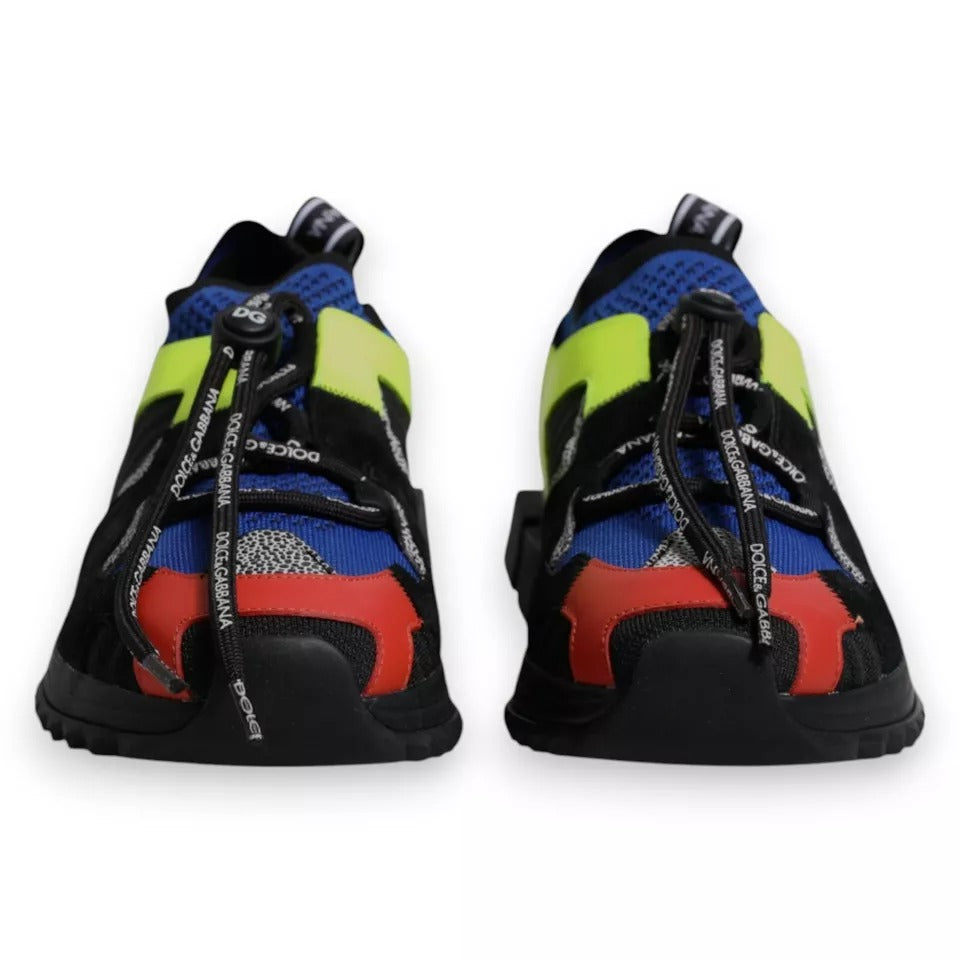 Dolce & Gabbana Multicolor Low Top Sorrento Sneakers Shoes by Dolce & Gabbana