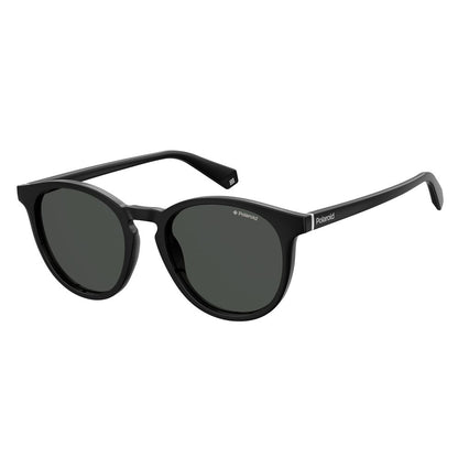 Lunettes de soleil Polaroid en plastique noir