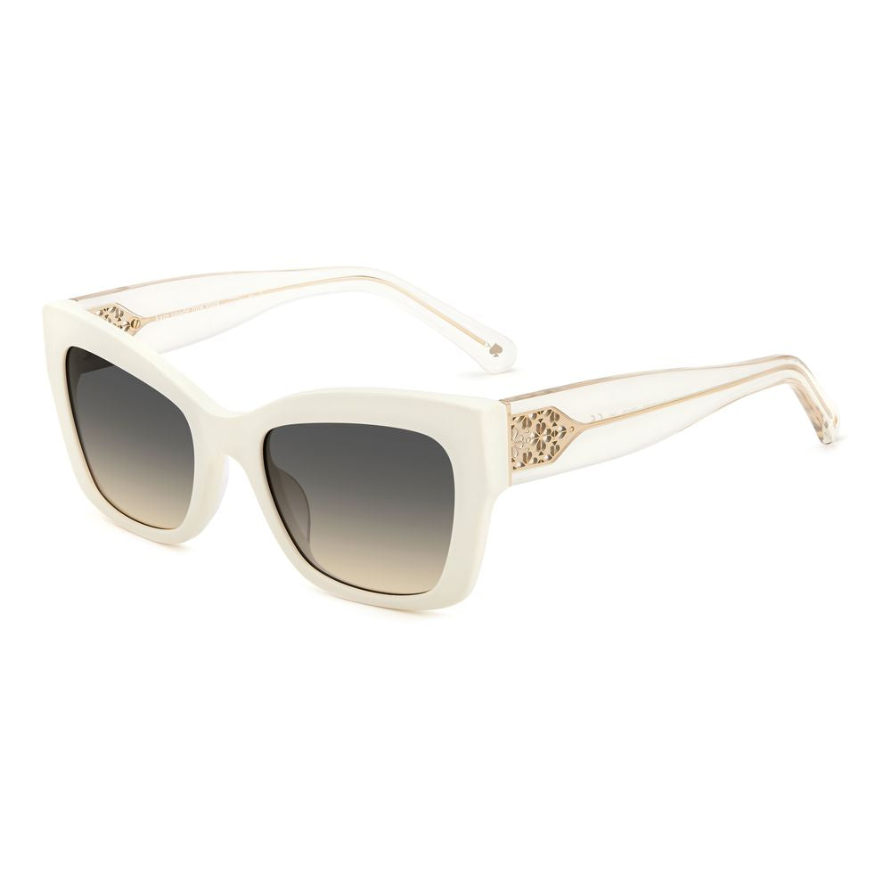 Kate Spade White Acetate Sunglasses by Kate Spade