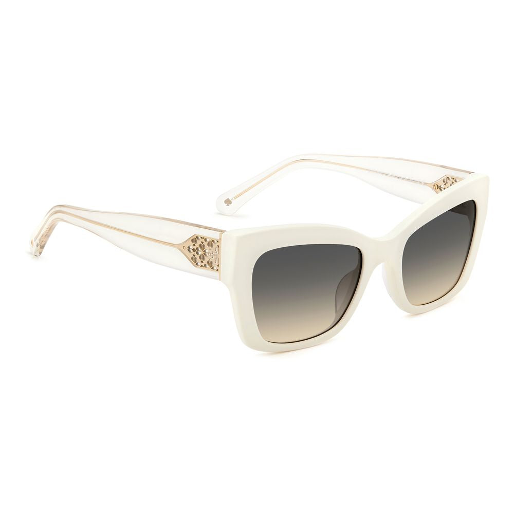 Kate Spade White Acetate Sunglasses by Kate Spade