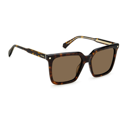 Polaroid Brown Acetate Sunglasses by Polaroid