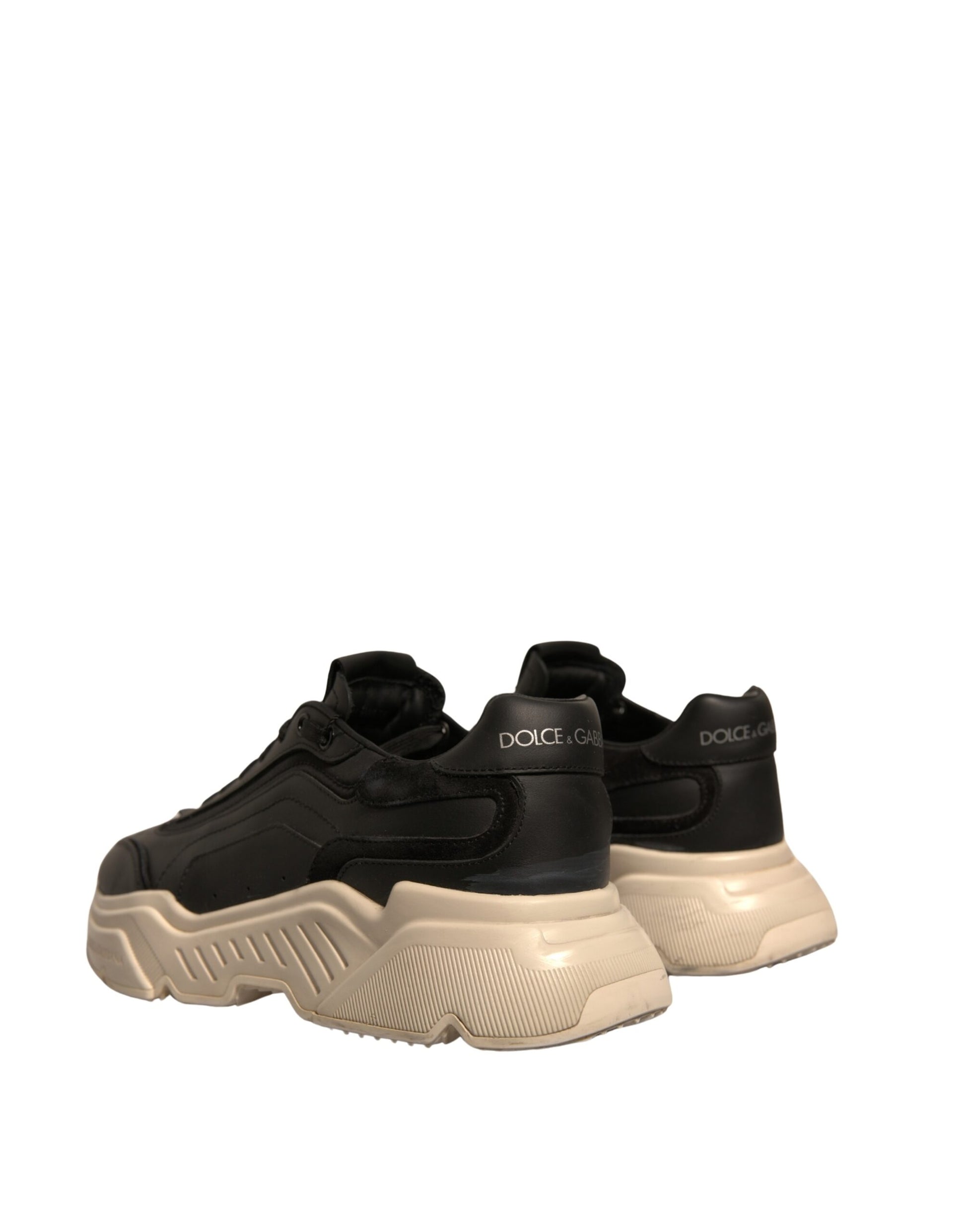 Dolce & Gabbana Black White Daymaster Low Top Sneakers Shoes by Dolce & Gabbana