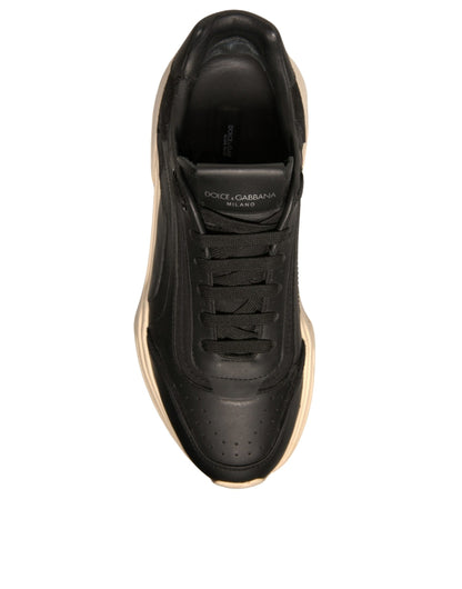 Dolce & Gabbana Black White Daymaster Low Top Sneakers Shoes by Dolce & Gabbana
