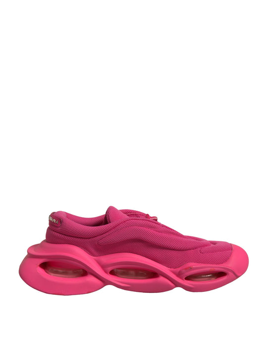 Dolce & Gabbana Pink Wave Low Top Lace Up Men Sneakers Shoes by Dolce & Gabbana