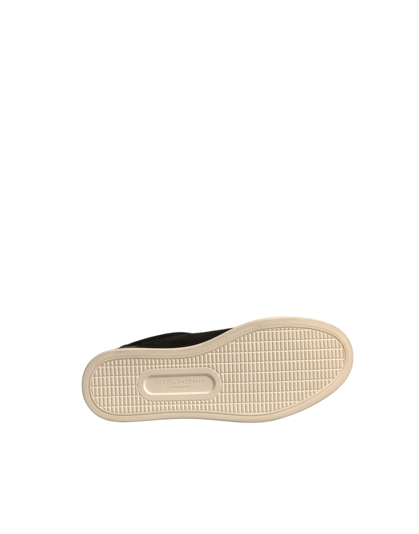 Dolce & Gabbana Black Logo Suede Leather Men Sneakers Shoes by Dolce & Gabbana