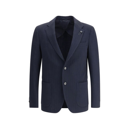 Blazer à simple boutonnage Lardini