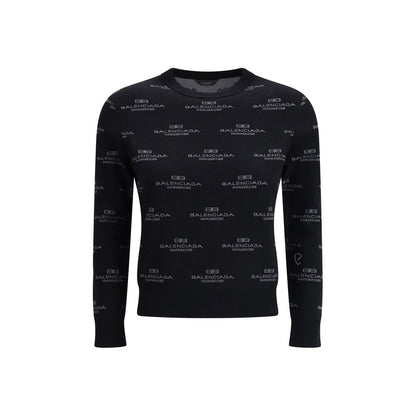 Pull Balenciaga avec logo intégral