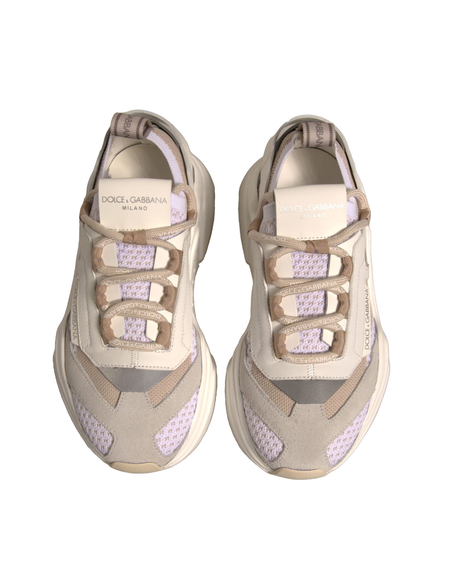 Dolce & Gabbana Multicolor Daymaster Low Top Sneakers Shoes by Dolce & Gabbana