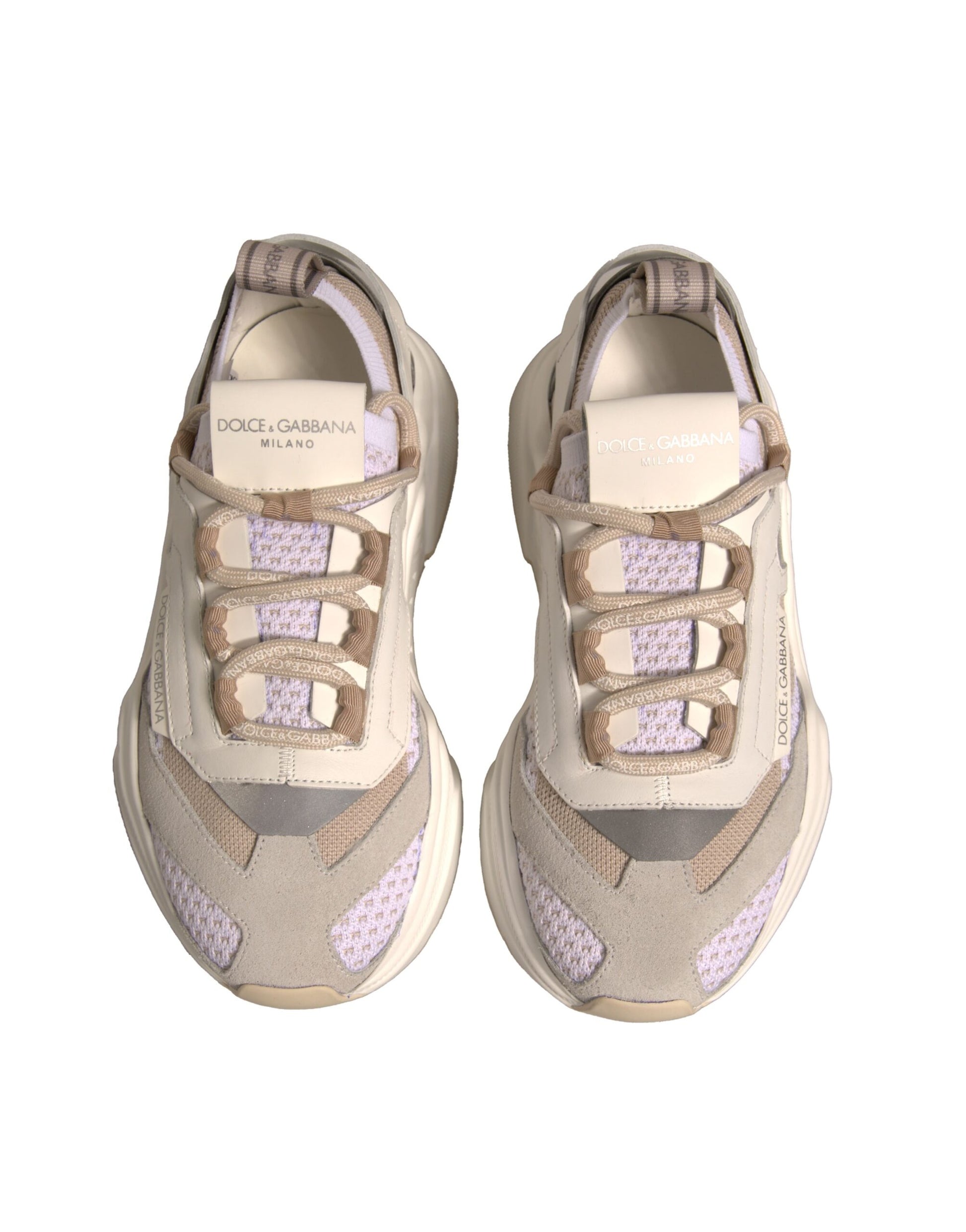 Dolce & Gabbana Multicolor Daymaster Low Top Sneakers Shoes by Dolce & Gabbana