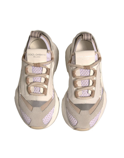 Dolce & Gabbana Multicolor Daymaster Low Top Sneakers Shoes by Dolce & Gabbana