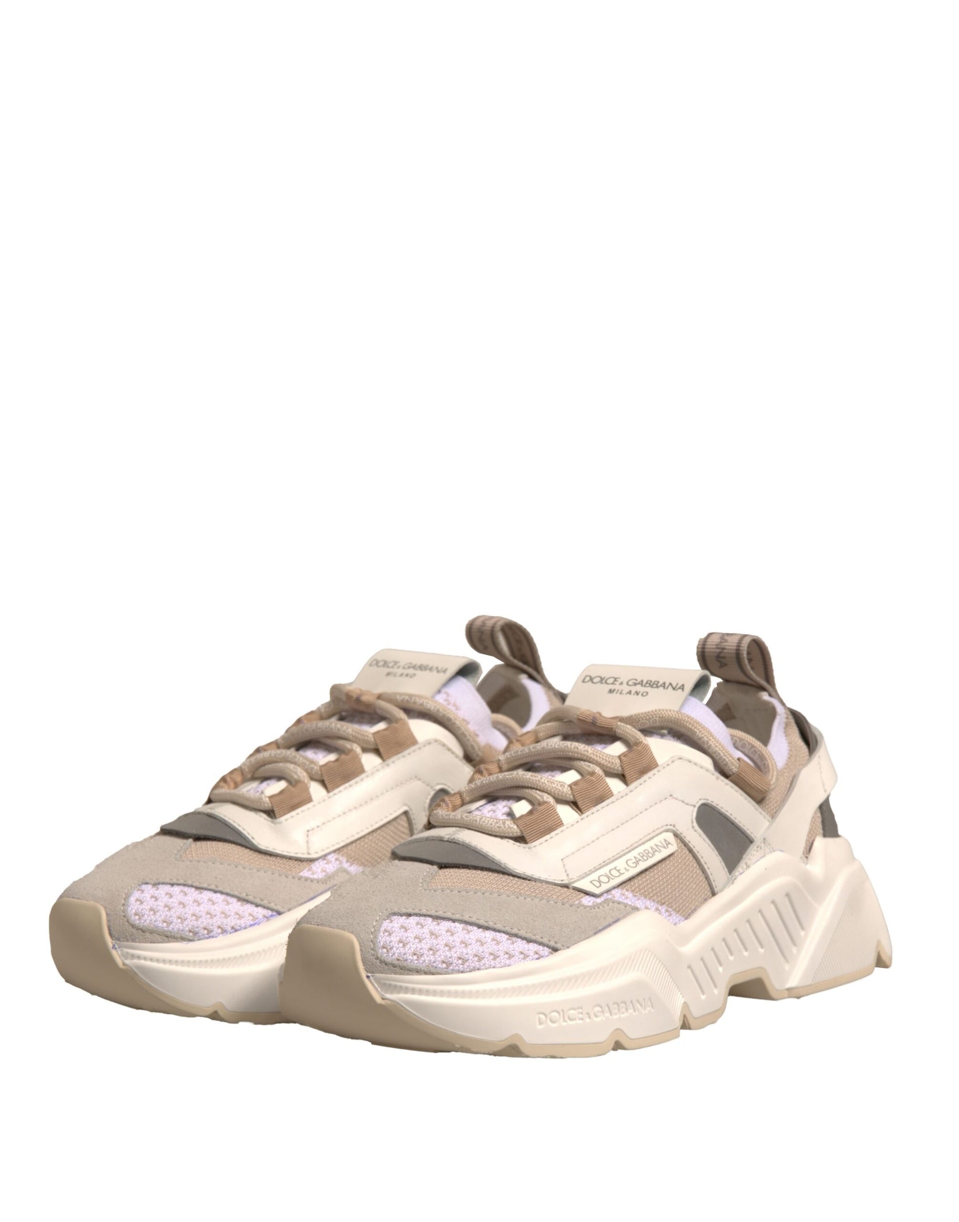Dolce & Gabbana Multicolor Daymaster Low Top Sneakers Shoes by Dolce & Gabbana