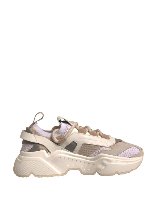 Dolce & Gabbana Multicolor Daymaster Low Top Sneakers Shoes by Dolce & Gabbana