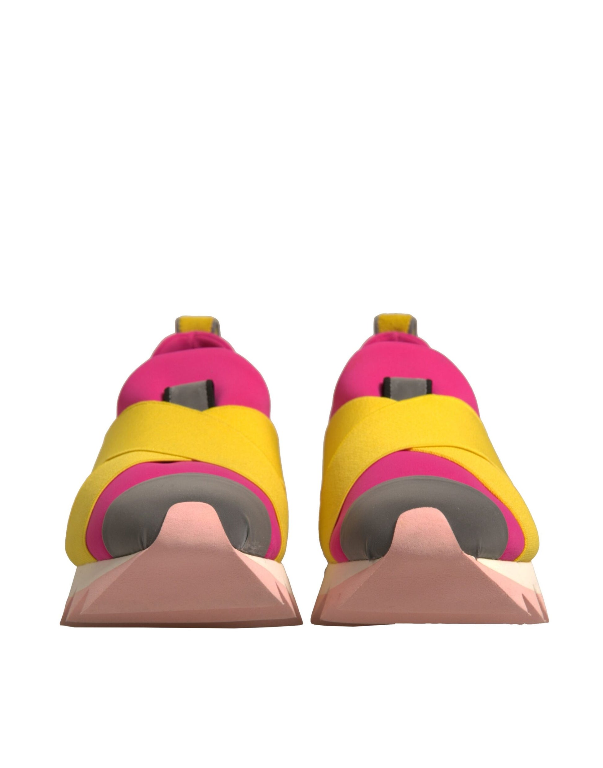 Dolce & Gabbana Multicolor Neoprene Elastic Ibiza Sneakers Shoes by Dolce & Gabbana