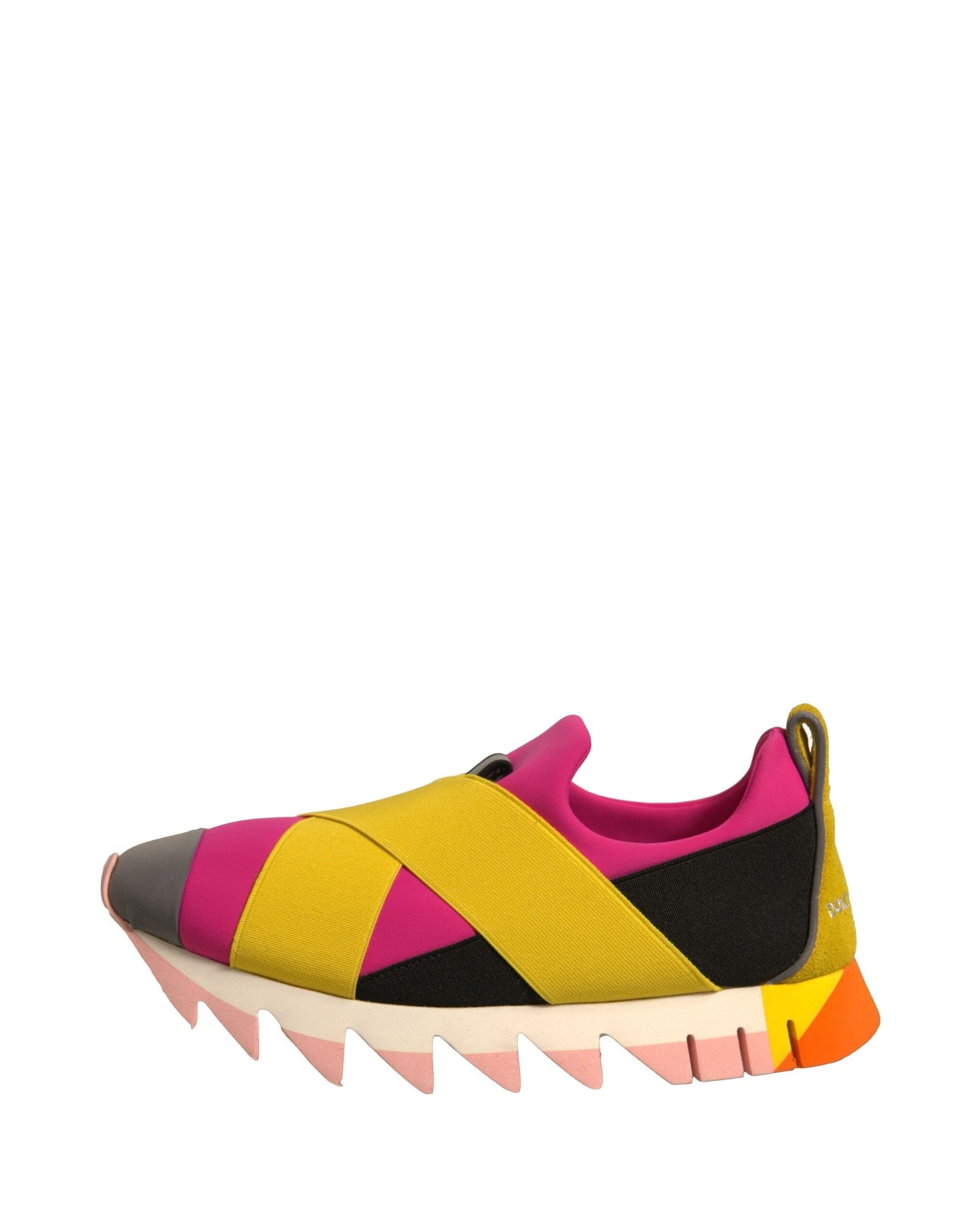 Dolce & Gabbana Multicolor Neoprene Elastic Ibiza Sneakers Shoes by Dolce & Gabbana