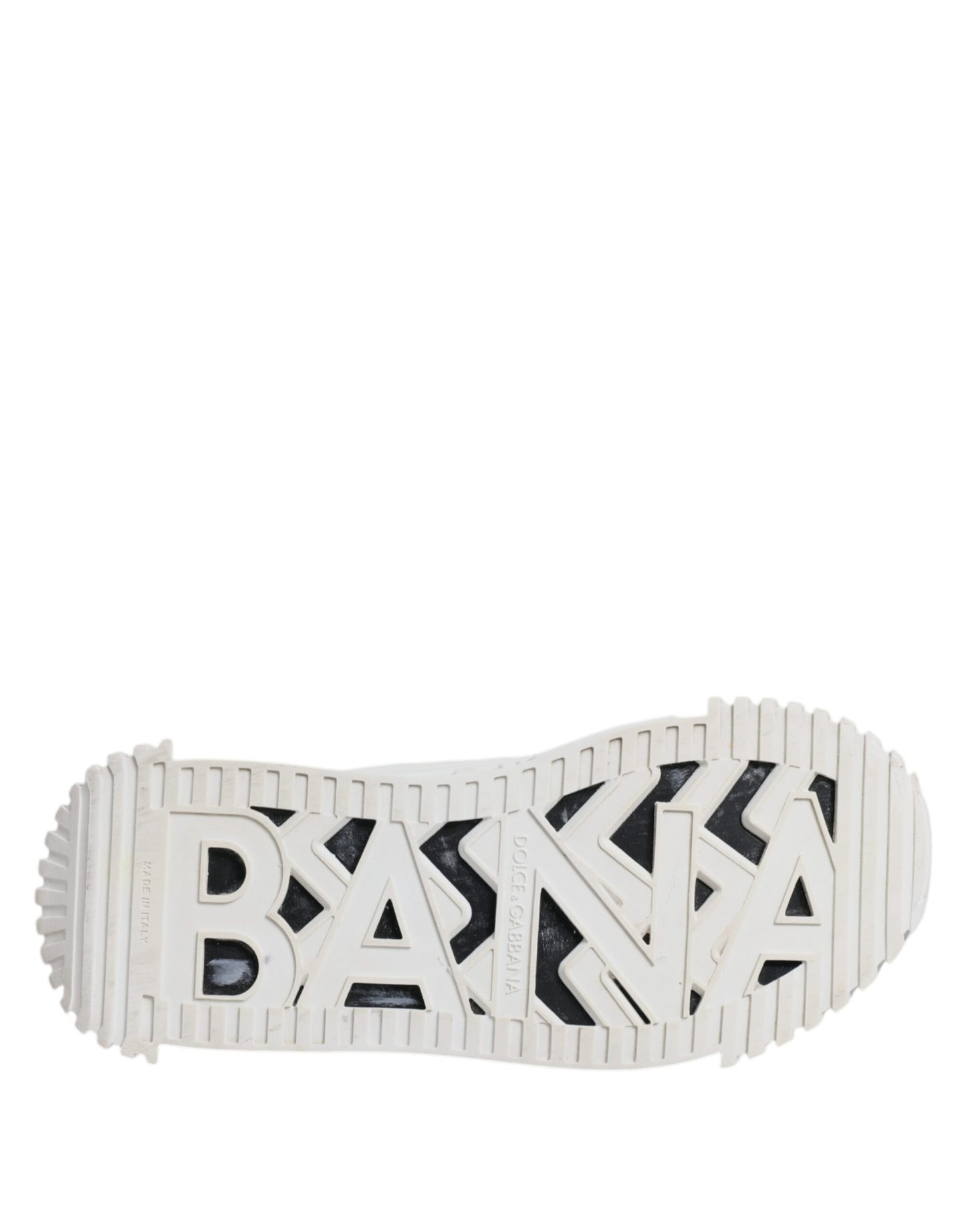 Dolce & Gabbana White Black NS1 Low Top Sneakers Shoes by Dolce & Gabbana