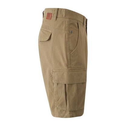 Bermuda homme en coton beige Yes Zee