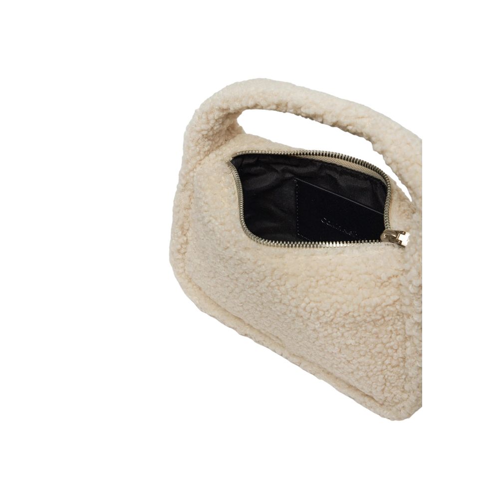 Sac à main en polyester recyclé crème Calvin Klein Jeans
