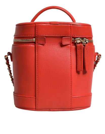 Sac à main à bandoulière avec chaîne Chanel Orange Coco Mark Vanity