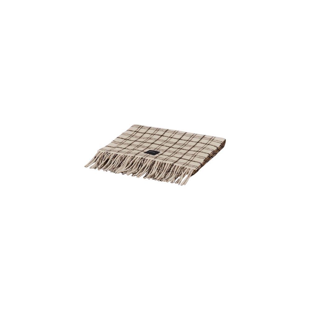 Calvin Klein Beige Wool Scarf by Calvin Klein