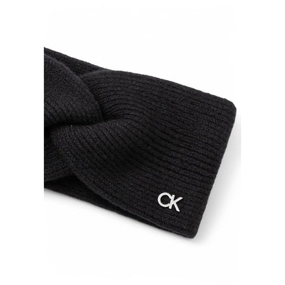 Bonnet en laine noire Calvin Klein